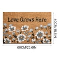 thumbnail image 3 of Staron Summer Carnival Carpet, Non-Slip Water Absorbing Door Mat for Bathroom Kitchen Entrance 40x60cm, HD Printed Festive Floor Mat for Home Decor Living Room Bedroom, Flannel Soft Rectangle Rug, 3 of 4