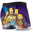 thumbnail image 2 of Simpson Cartoon Anime Men's Boxer Briefs Comfortable Polyester Fibre, 2 of 4
