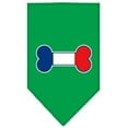 thumbnail image 1 of Bone Flag France  Screen Print Bandana Emerald Green Small, 1 of 1