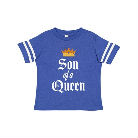 

Inktastic Son of a Queen with Crown in White Gift Toddler Toddler Girl T-Shirt