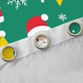 thumbnail image 4 of Manfei Cute Santa Claus Blackout Curtains Set of 2 (52x84 Each),Merry Christmas Window Curtains,Candy Cane Snwoflake Pattern Curtains and Drapes For Girls Kids,Breathable Home Decor, 4 of 6