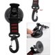 thumbnail image 4 of Suction Cup Camping Set, 4 Pieces Suction Cup Hook Camping with 4 S-Shaped Hooks/Strong Suction Cups for Car Side Awning Tent, RV, Multi-purpose Campi, 4 of 5