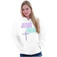 thumbnail image 4 of Christian Faith Jesus Freak Cross Hoodie Sweatshirt Women Men Brisco Brands S, 4 of 6