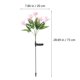 thumbnail image 2 of Solar Lily Flower Lights Walkway Garden Outdoor Plastic Waterproof Pink Lighting 1Pack, 2 of 4