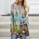 thumbnail image 2 of Camisas Para Mujer Camisetas de Gran Tamaño Manga Larga Casual Moda Cuello Redondo Tops Camisas Sueltas Estampadas Blusa Odeerbi  ODB135822, 2 of 5