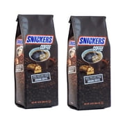 Snickers Caramel, Peanuts, Nougat & Chocolate Ground Coffee, 10 oz Bag, 2-pack