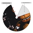 thumbnail image 4 of Lsque Five Nights At Freddy'S Print Christmas Tree Skirt, Tree Skirt with Ties or Velcro, Perfect for Holiday Decorations, Halloween, and New Year-36", 4 of 7