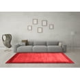 thumbnail image 3 of Ahgly Company Indoor Rectangle Abstract Red Contemporary Area Rugs, 5' x 7', 3 of 4