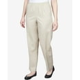 thumbnail image 4 of Alfred Dunner Womens Petite Soft Twill Mid-Rise Regular Fit Straight Leg Casual Pant, 4 of 6
