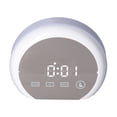 thumbnail image 4 of Reloj Despertador, Sistema De 12/24 Horas Reloj Digital Pantalla De Fecha De Temperatura Con Cable USB Para Trabajadores Para Estudiantes Para Dormitorio Para Hogar Para Oficina, 4 of 8