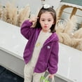 thumbnail image 2 of KaLI_store Boys Winter Coat Boys' Jacket Toddler Kids Long Sleeve Outwear Clothes with Pockets Purple,18-24 Months, 2 of 4