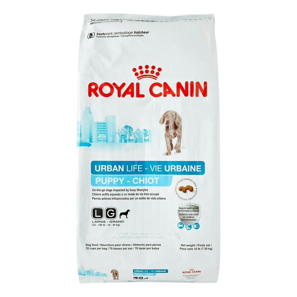 Royal Canin Urban Life Large Breed Puppy Dry Dog Food, 16 lb Walmart