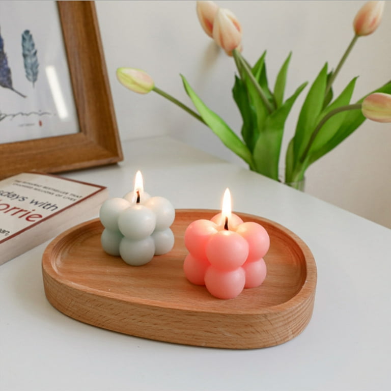 Molde de vela ondulada para hacer velas, molde en forma de espiral, moldes  de silicona para velas de aromaterapia