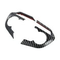 thumbnail image 4 of 2X Car Steering Wheel Button Panel Cover Trim Sticker For Toyota For Rav4 19-23 Carbon Fiber, 4 of 10