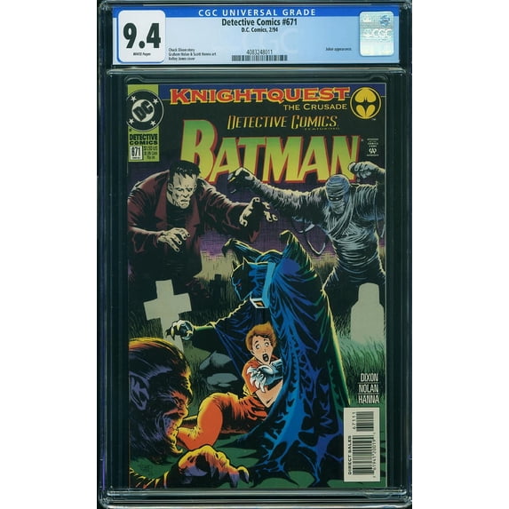 Detective Comics #671 - CGC 9.4 Comic Book