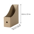 thumbnail image 3 of Meijiashe Kraft Magazine File Holder Set Office Desk Organizer, 3 of 10