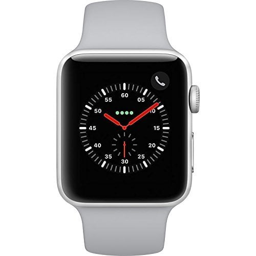 Restored Apple Watch 42mm Series 3 GPS + Cellular with Sport Band MQK12LL/A  (Refurbished)