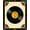 Black Gold Cream, Pattern 1, variant on Design&I 8'x10' Washable Area Rug Sleek Flatweave Pet Friendly Music Vinyl Cd Record Vintage Note Mosaic Retro Disc Center Soundwave for King Size Bedroom, Under Bed