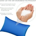 thumbnail image 6 of Hit Notion Throw Pillow Cozy Soft Microbead Yeal Blue: 1 Pc ~ Cover 12 x 20, 6 of 6