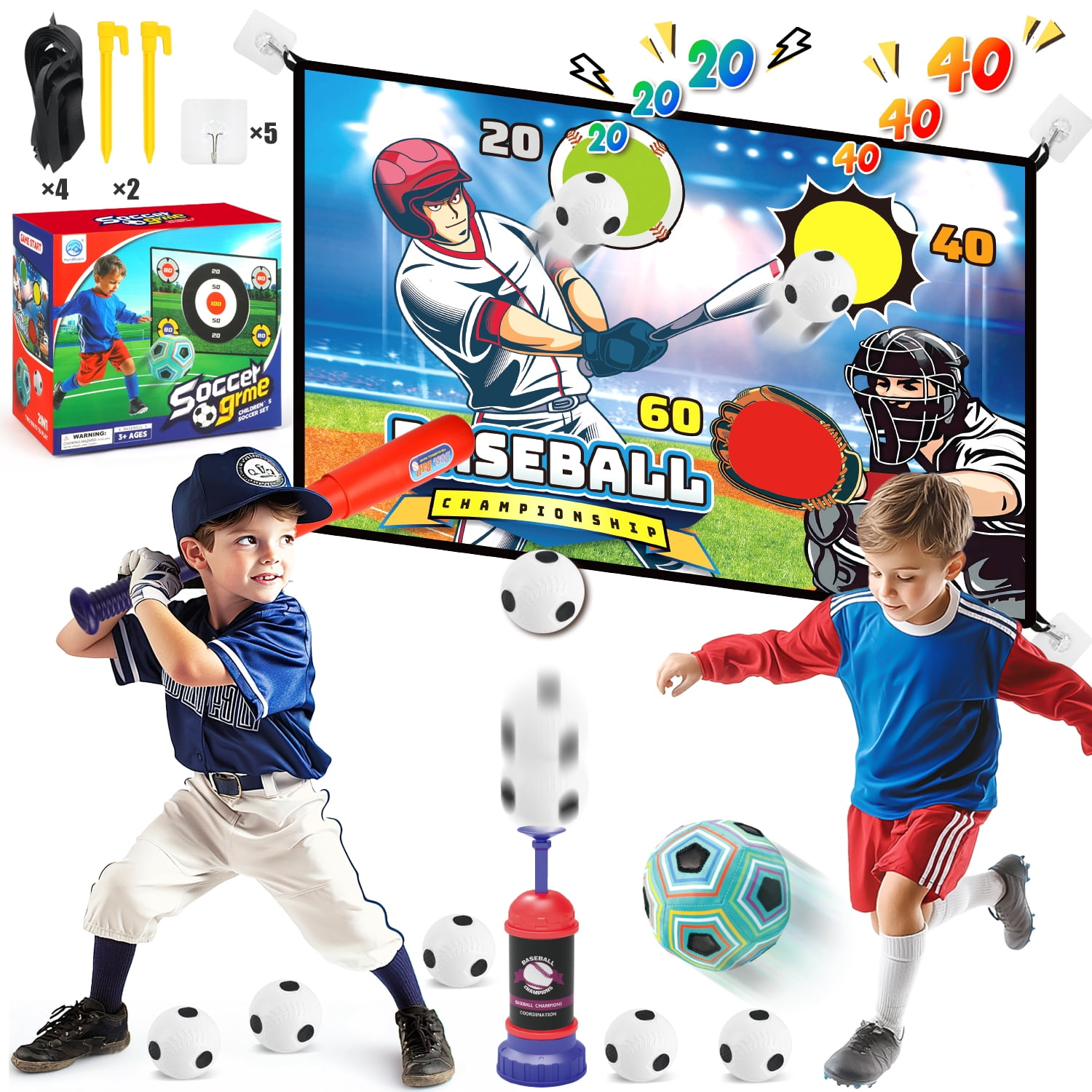 Entraîneur Football Soccer Roundabout - Jeu Interactive LED - Améliore Contrôle Ballon - Ballon Inclus