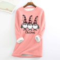 thumbnail image 3 of Mepaouo Fleece Sweatshirts for Women Winter Warm Crewneck Long Sleeve Thermal Pullover Tops, 3 of 4