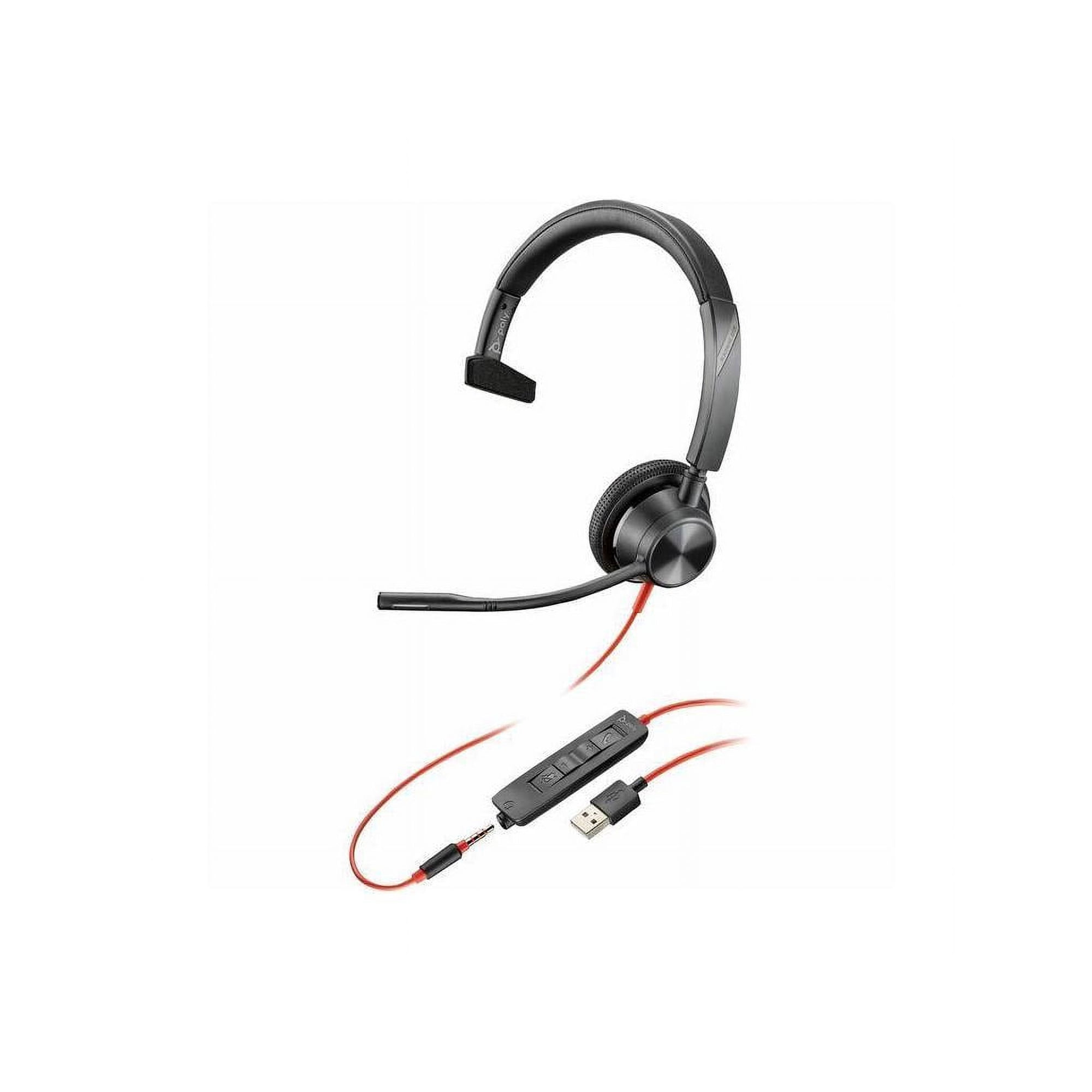 【並行輸入品】 Poly(Plantronics + Polycom) Blackwire 3315 USB-A ヘッドセット - モノラル - USB Type A