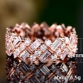 thumbnail image 5 of APIPEE Elegant Anniversary Engagement Gift for Wife For Her Sparkling Shiny AAA Zircon CZ Ring Ideal Jewelry Gift Comes in Elegant Box, 5 of 7