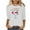 White, variant on Lolmot Christmas Shirts for Women Santa Wine Glass Graphic T-Shirt Christmas Party Bash Letter Print Round Neck 3/4 Sleeve Holiday Tops