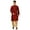Black-marron, variant on Mens Handmade Art Silk Loop Button Designer Kurta Dhoti Set/Mens Indian Sherwani