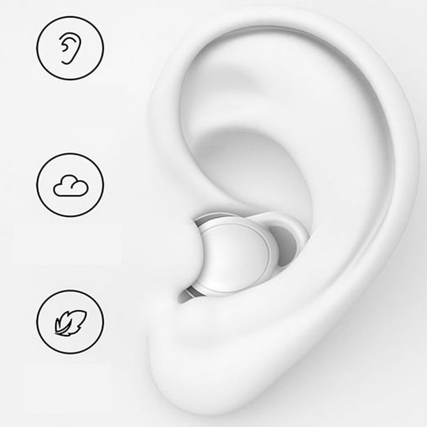 Bouchons d'oreille en Silicone, 1 paire, Anti-bruit, ronflement