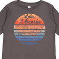 thumbnail image 4 of Inktastic Lake of the Ozarks Distressed Retro Sunset Boys or Girls Long Sleeve Toddler T-Shirt, 4 of 5