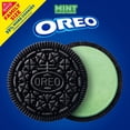 thumbnail image 4 of OREO Mint Creme Chocolate Sandwich Cookies, Family Size, 18.71 oz, 4 of 20