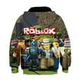 thumbnail image 3 of Roblox3D-Jersey con estampado Digital para niños, suéter holgado con capucha, a la moda, para estudiantes de primaria y secundaria, novedad, 3 of 4