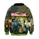 thumbnail image 3 of Roblox3D-Jersey con estampado Digital para niños, suéter holgado con capucha, a la moda, para estudiantes de primaria y secundaria, novedad, 3 of 4