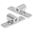 thumbnail image 1 of Rowlock Socket, Mirror Polish Finish Durable Oarlock Socket Side Mount  For 1/2in Shank For Marine, 1 of 8
