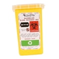 thumbnail image 4 of Contenedor de almacenamiento de objetos punntes Zulema Caja de Eliminación de agujas Amarillo, 4 of 8