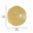 thumbnail image 4 of Squishies Stress Ball, Fidget Ball, Coconut Oil Squishies, Sensory Play, Craft Crafting, 3 in Round, Cream Tone, 1 Pc, Slow Rising, Anxiety Relief, Desktop Decor, 4 of 7