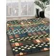 thumbnail image 2 of Ahgly Company Indoor Rectangle Abstract Taupe Brown Abstract Area Rugs, 7' x 10', 2 of 6