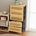 thumbnail image 6 of Crestlive Products 5-Drawer Dresser PE Rattan Vertical Storage Tower Chest, 6 of 9