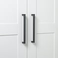 thumbnail image 3 of GlideRite 7-9/16 in. (192mm) Center-Center Knurled Cabinet Bar Pull, Matte Black - 4788-192-MB, 10 Pack, 3 of 4