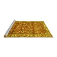 thumbnail image 2 of Ahgly Company Machine Washable Indoor Rectangle Persian Yellow Traditional Area Rugs, 6' x 9', 2 of 4
