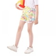 thumbnail image 4 of URMAGIC Girls Athletic Shorts, Girls Dolphin Shorts, Printed Qucik Dry Running Shorts for Girls 2-11 Years, 4 of 6