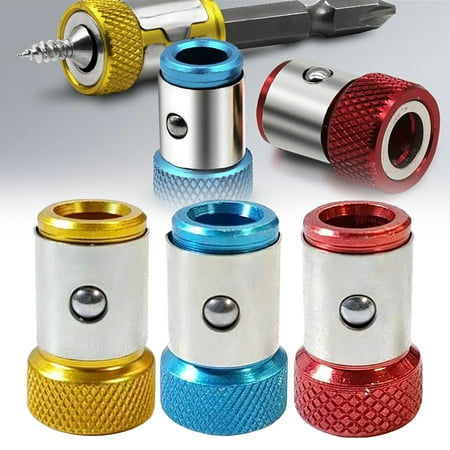 Screwdriver Head Magnetic Ring Upgraded Magnetizer Screw Removable Screw Driver Bits Detachable Magnetic Screw Ring Holders Attachment for 1/4 Inch/6.35Mm Hex Screwdriver Walmart Clearance