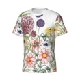 thumbnail image 3 of Rocae Autumn Garden for Men's Moisture-Wicking Crew Tee - T-Shirt for Sports, Outdoor Activities, and Casual WearMedium, 3 of 9