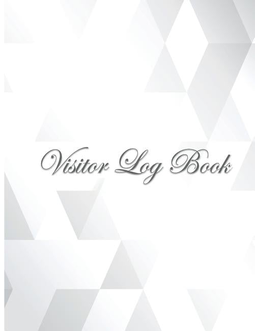 Visitor Log Book Visitor Register Visitor SignIn Book 8.5x11