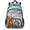 Blue, variant on Jiaoprinted Watercolor Hummingbird Flowers Backpack, Large Spring Floral Bird Travel Laptop Backpack Men Women Work Business Computer Casual Daypack Rucksack, 18 Inch
