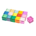 thumbnail image 1 of Bloques apilables de gemas acrílicas, apilador arcoíris, aprendizaje preescolar, juguetes educativos coloridos translúcidos para cumpleaños de niños y, 1 of 8