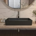 thumbnail image 2 of DeerValley Ceramic Rectangular Vessel Sink for Bathroom ,Hotel,Balck,DV-1V0010, 2 of 11