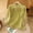 Green, variant on Cotton Blend Tops for Women Single Breasted Beach Top Embroidered Shirts Peasant Blouses for Women Gauze Tops for Women Cotton Button Down Graphic Shirt Gauze Tunic Tops for Women Purple M