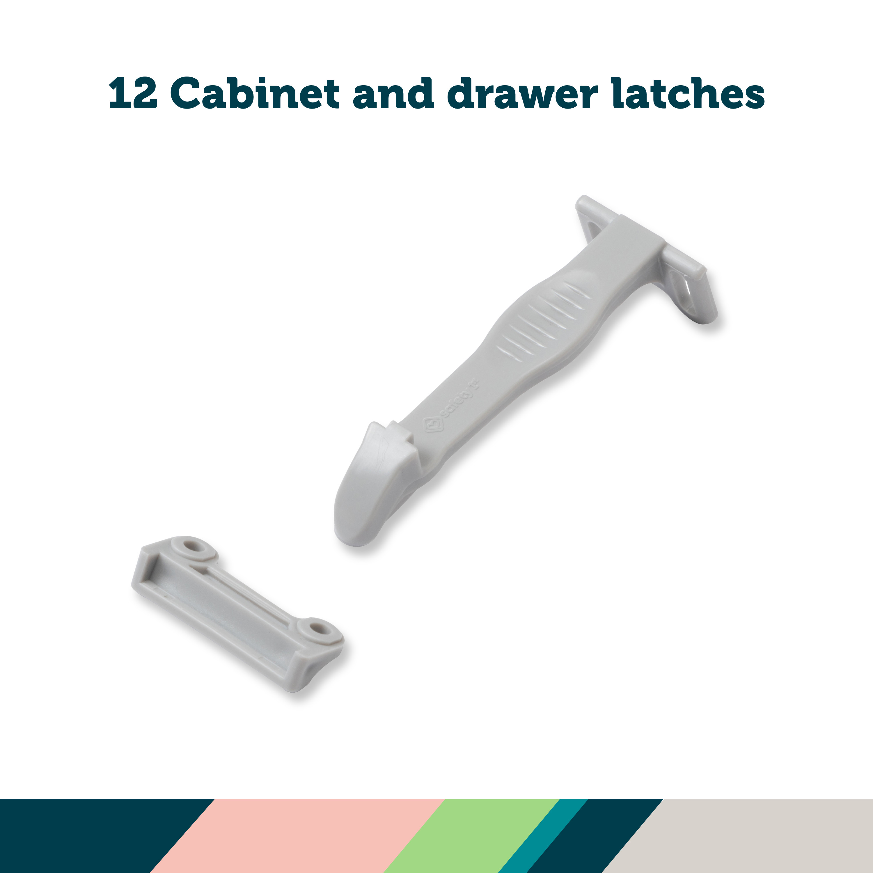Safety 1st Décor Safety Essentials Set, 46-Piece Grey photo 3